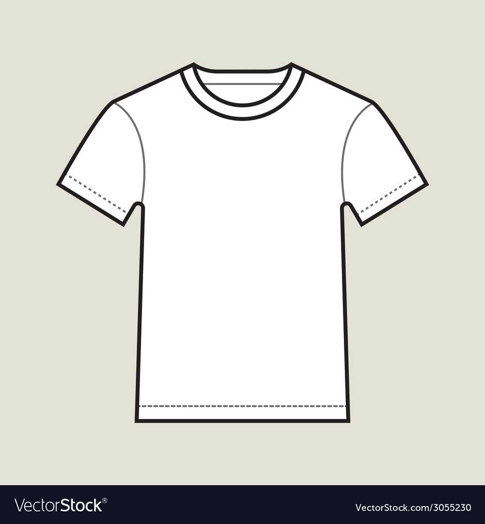 Roundneck T Shirt Template For Blank T Shirt Outline Template