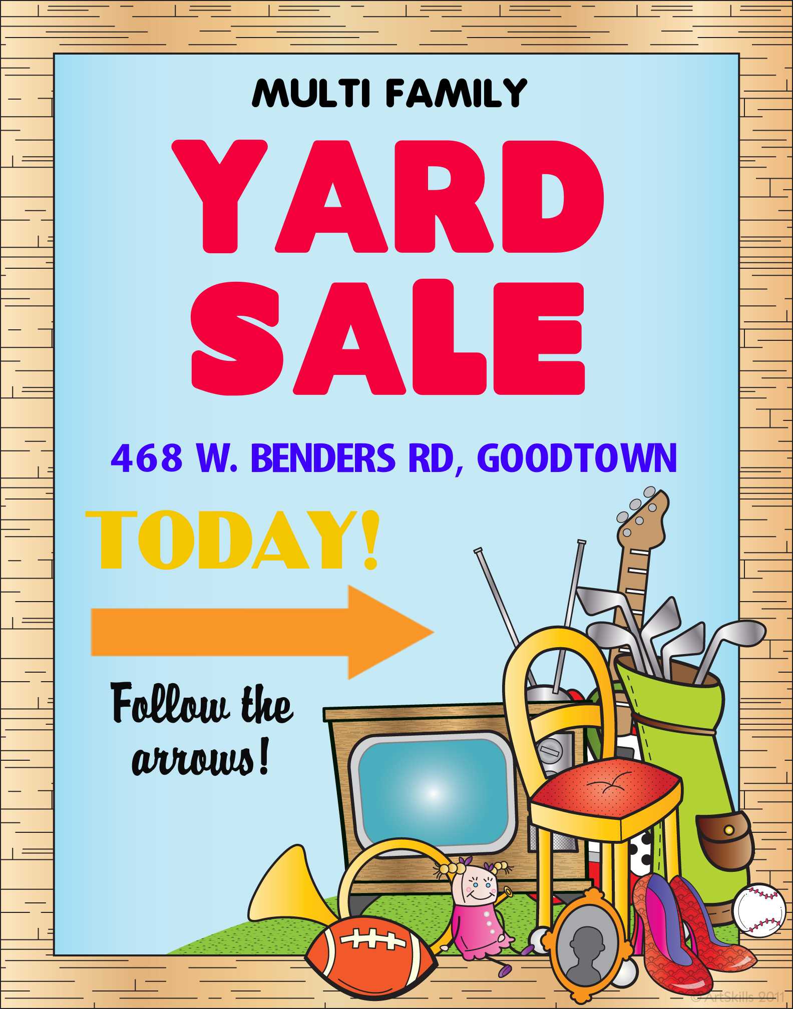 Sale Poster Ideas – Karan.ald2014 For Yard Sale Flyer Template Word