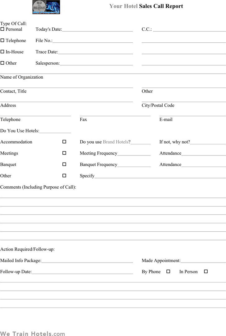 Sales Call Report Templates – Word Excel Fomats Pertaining To Sales Rep Call Report Template