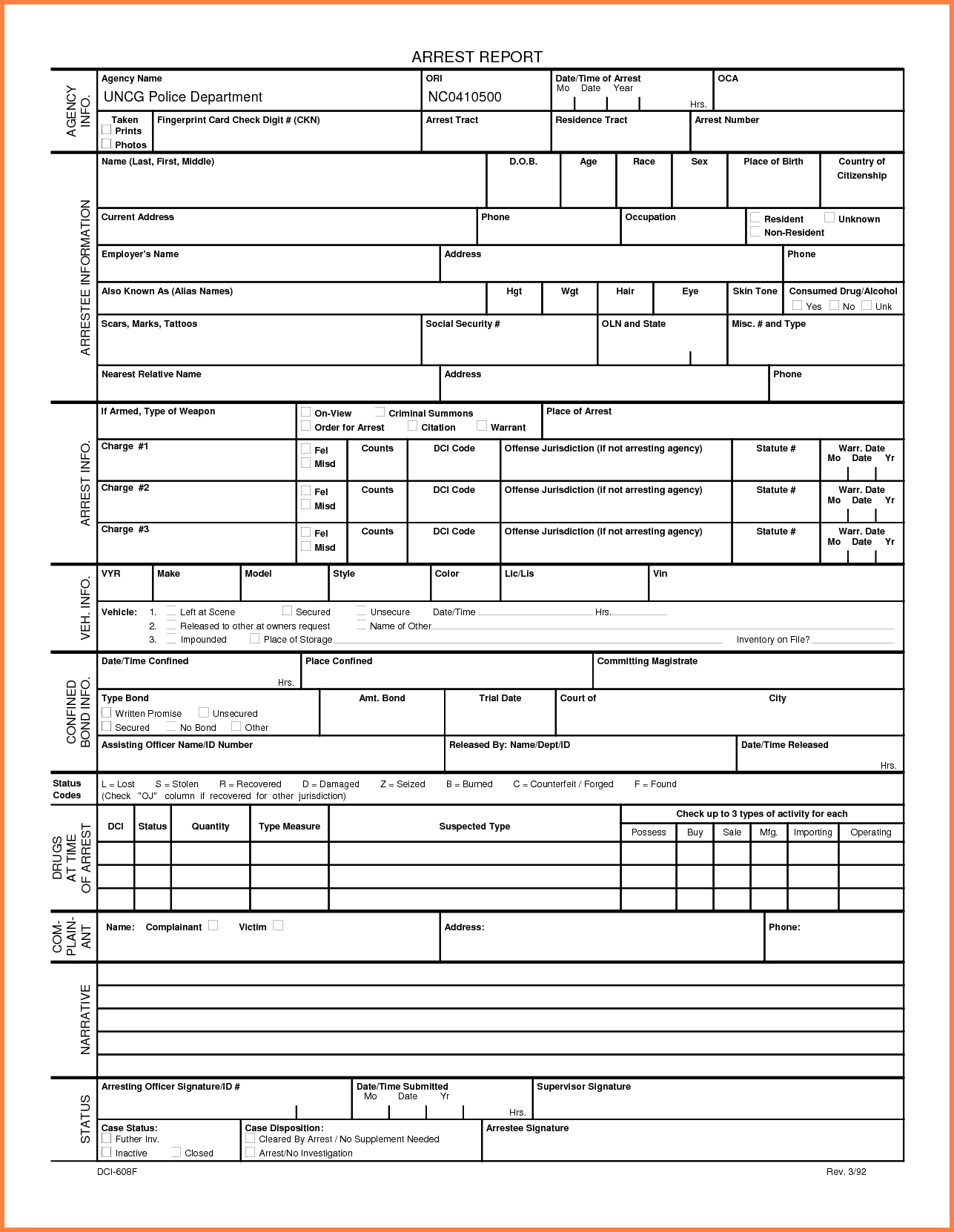 Sales Reporting Templates And Blank Police Report Sales Intended For Blank Police Report Template