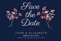 Save The Date - Banner Template with regard to Save The Date Banner Template