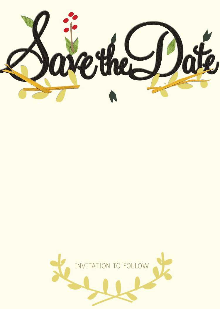 Save The Date Clipart Wedding Pertaining To Save The Date Templates Word