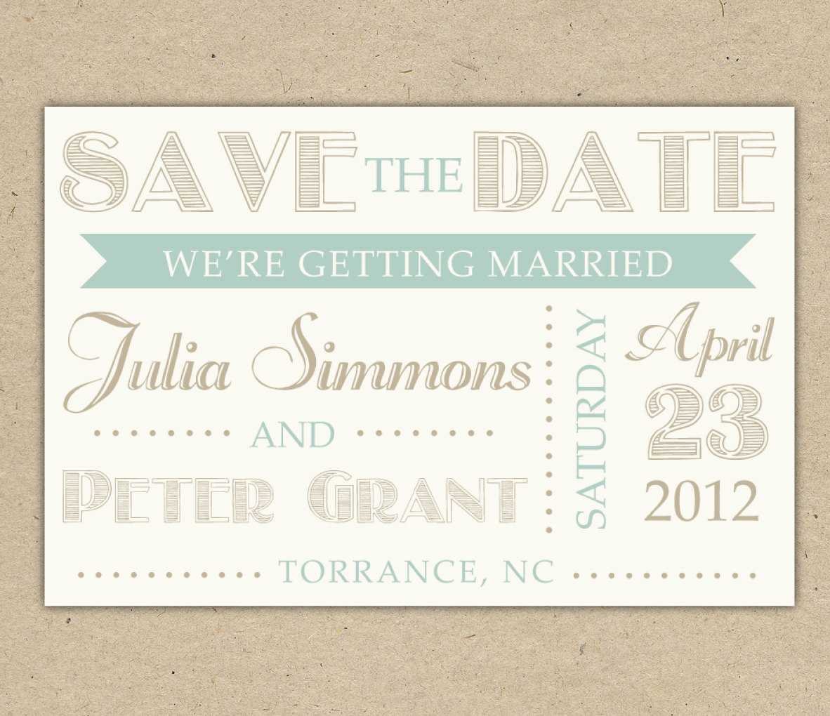 Save The Date Templates | E Commercewordpress Intended For Save The Date Templates Word