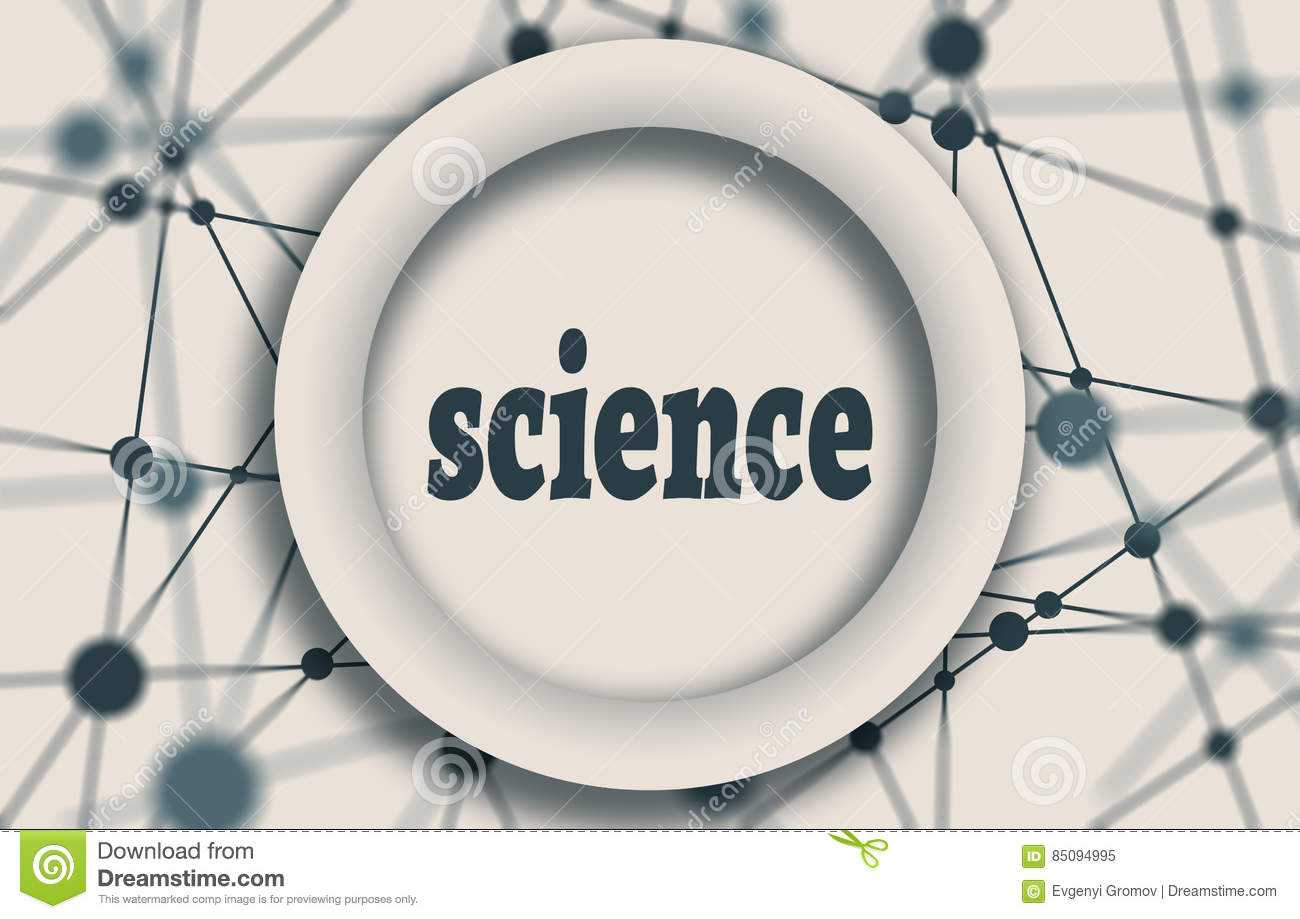 Science Word In Round Button Stock Illustration Regarding Button Template For Word