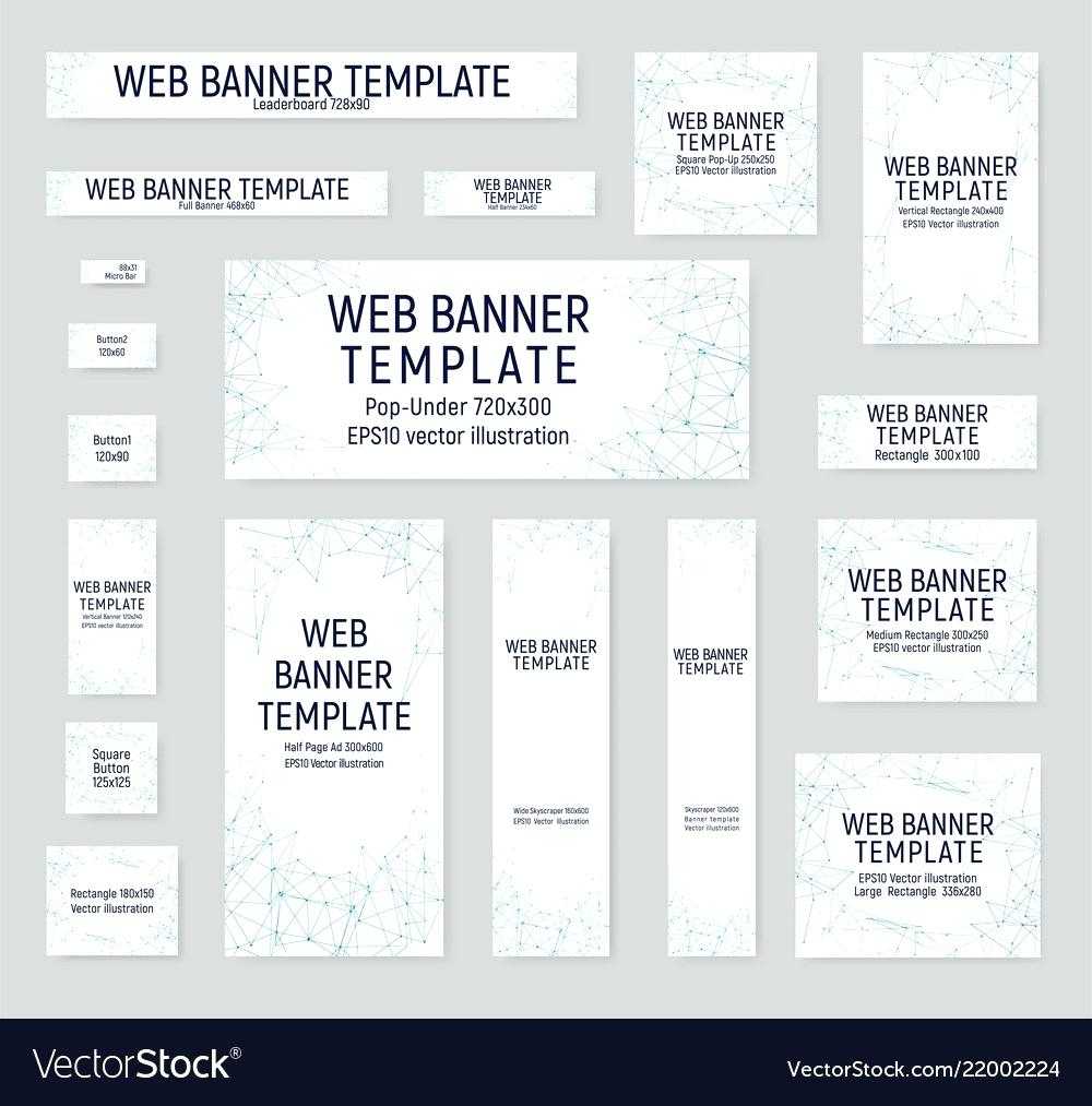 Set Of Banners 468×60 Banner Template For Resignation Letter Regarding Letter Templates For Banners