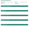 Simple Green Daily Activity Report Template Throughout Daily Activity Report Template