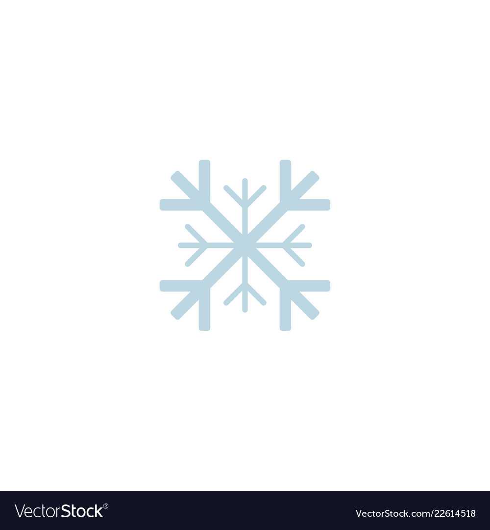 Snowflake Icon Template Christmas Snowflake On For Blank Snowflake Template