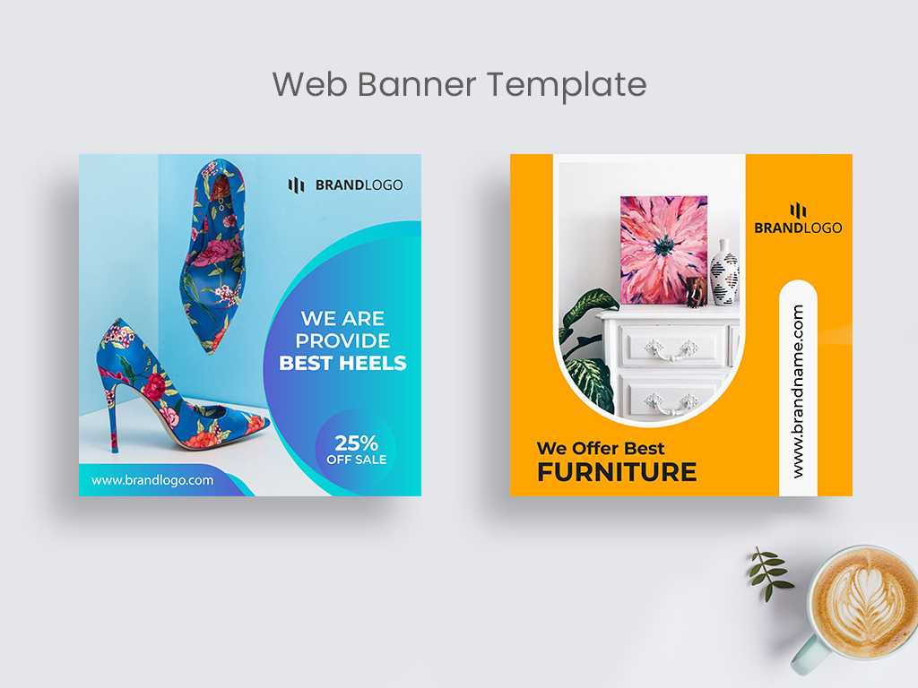 Social Media Post Banner | Web Banner Templatemh Yousuf With Product Banner Template