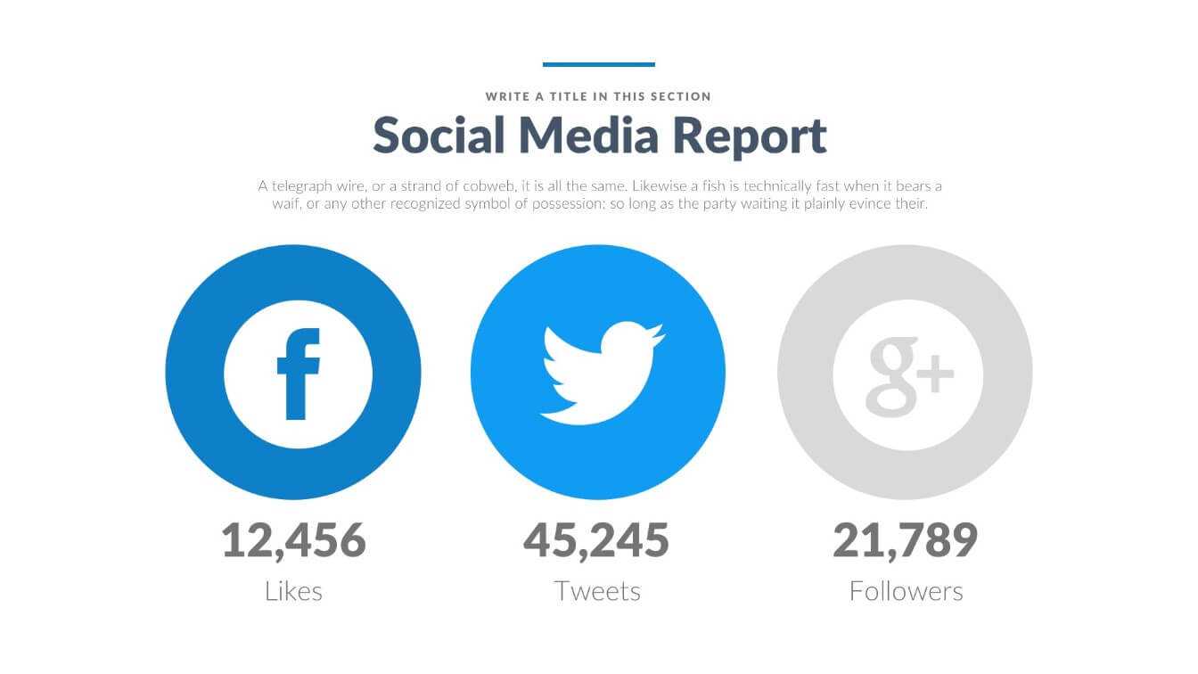 Social Media Pro Free Powerpoint Template – Presentations For Free Social Media Report Template