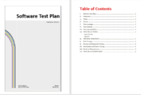 Software Test Plan Template - Word Templates with regard to Software Test Plan Template Word