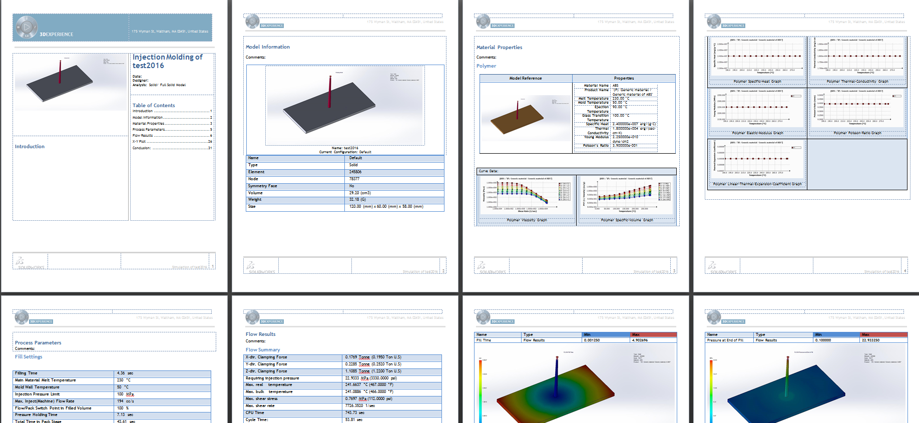 Solver And User Interface Key To Solidworks Plastics Update With Fea Report Template