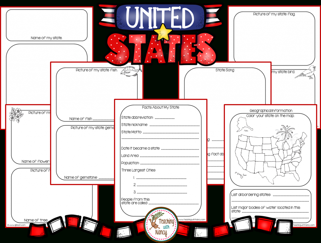 State Report Research Project Made Easy! | Teaching With Nancy With Regard To State Report Template