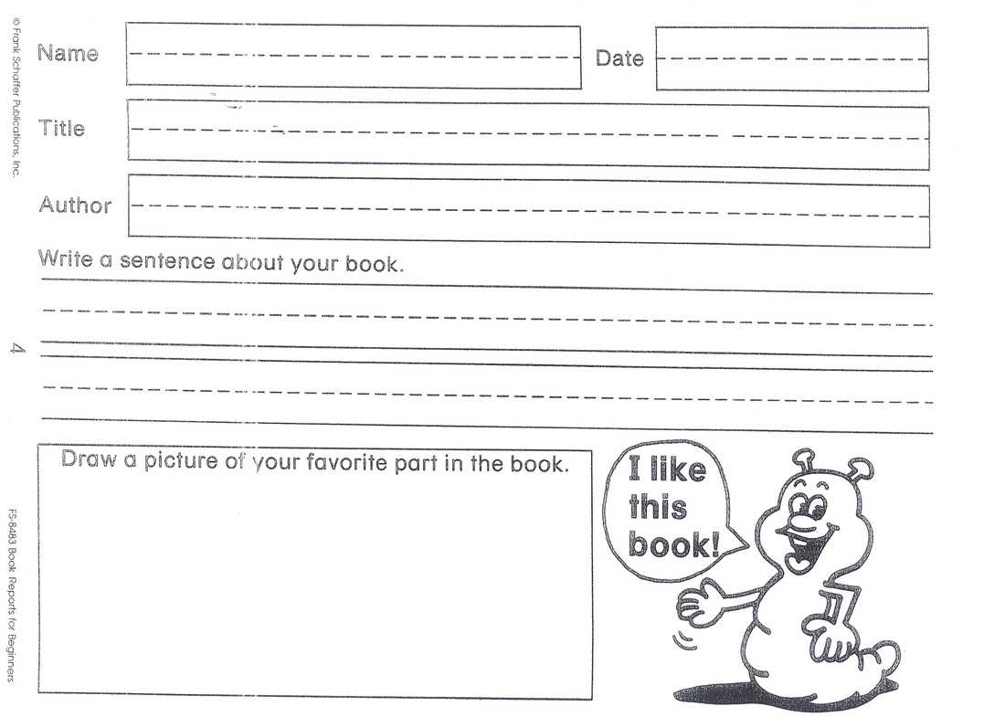 Summer Book Report – Mrs. Kozlowski's First Grade Throughout 1St Grade Book Report Template