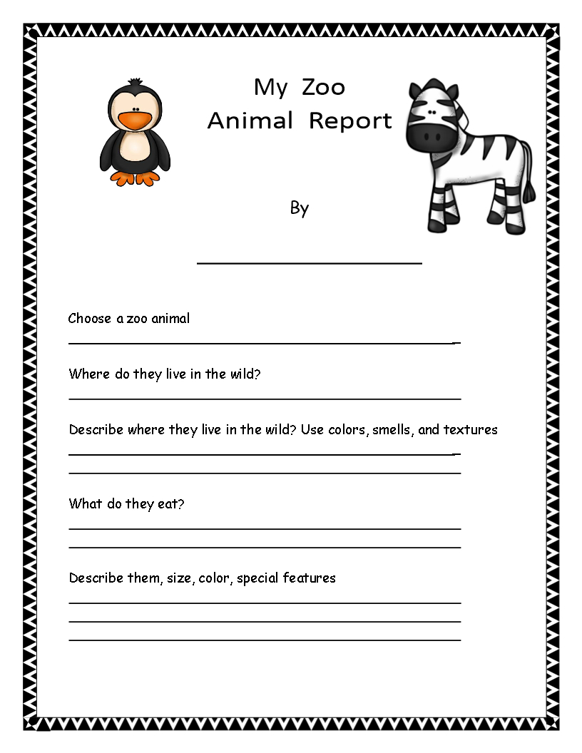Télécharger Gratuit Animal Report Example Throughout Animal Report Template