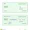Template Blank Bank Check. Vector Stock Vector Inside Blank Business Check Template