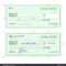 Template Blank Classic Bank Check Business | Royalty Free Regarding Blank Business Check Template