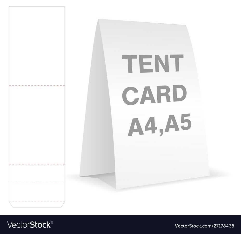 Tent Card Die Cut Mock Up Template Pertaining To Blank Tent Card Template
