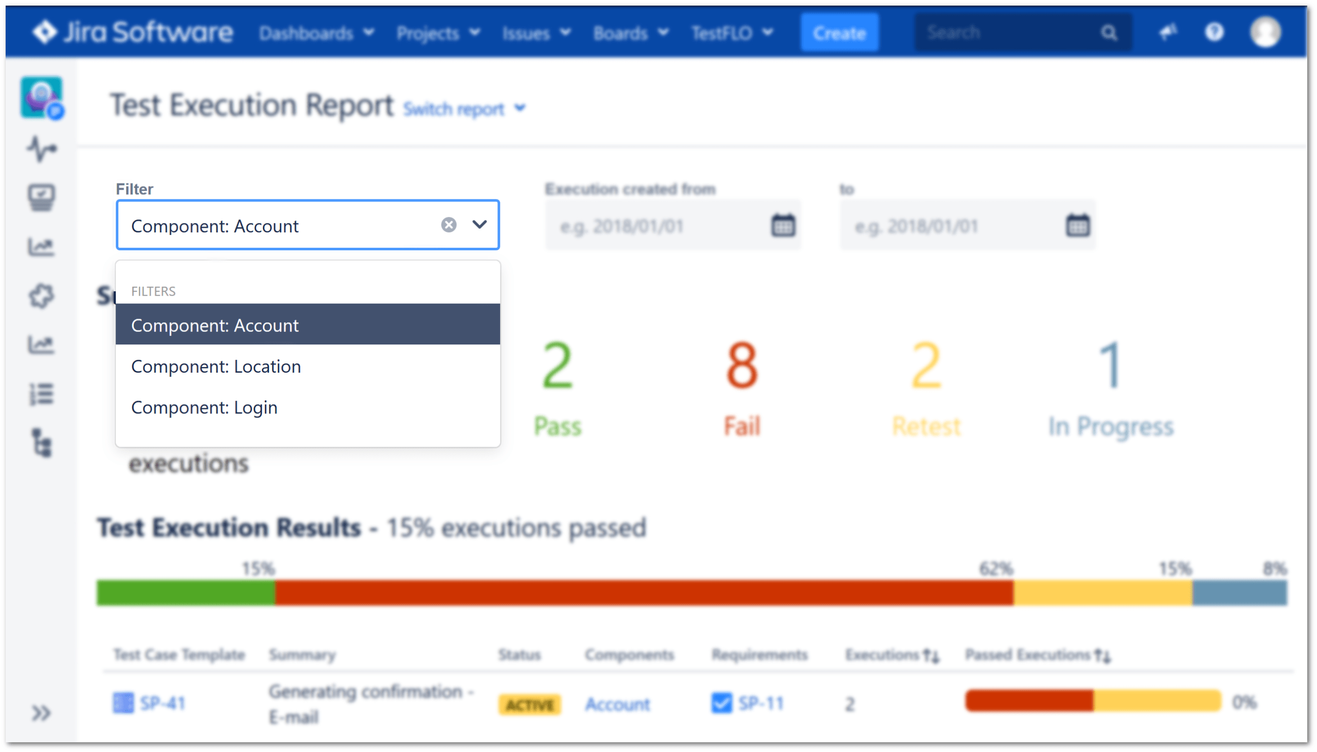 Test Execution Report For Test Summary Report Template