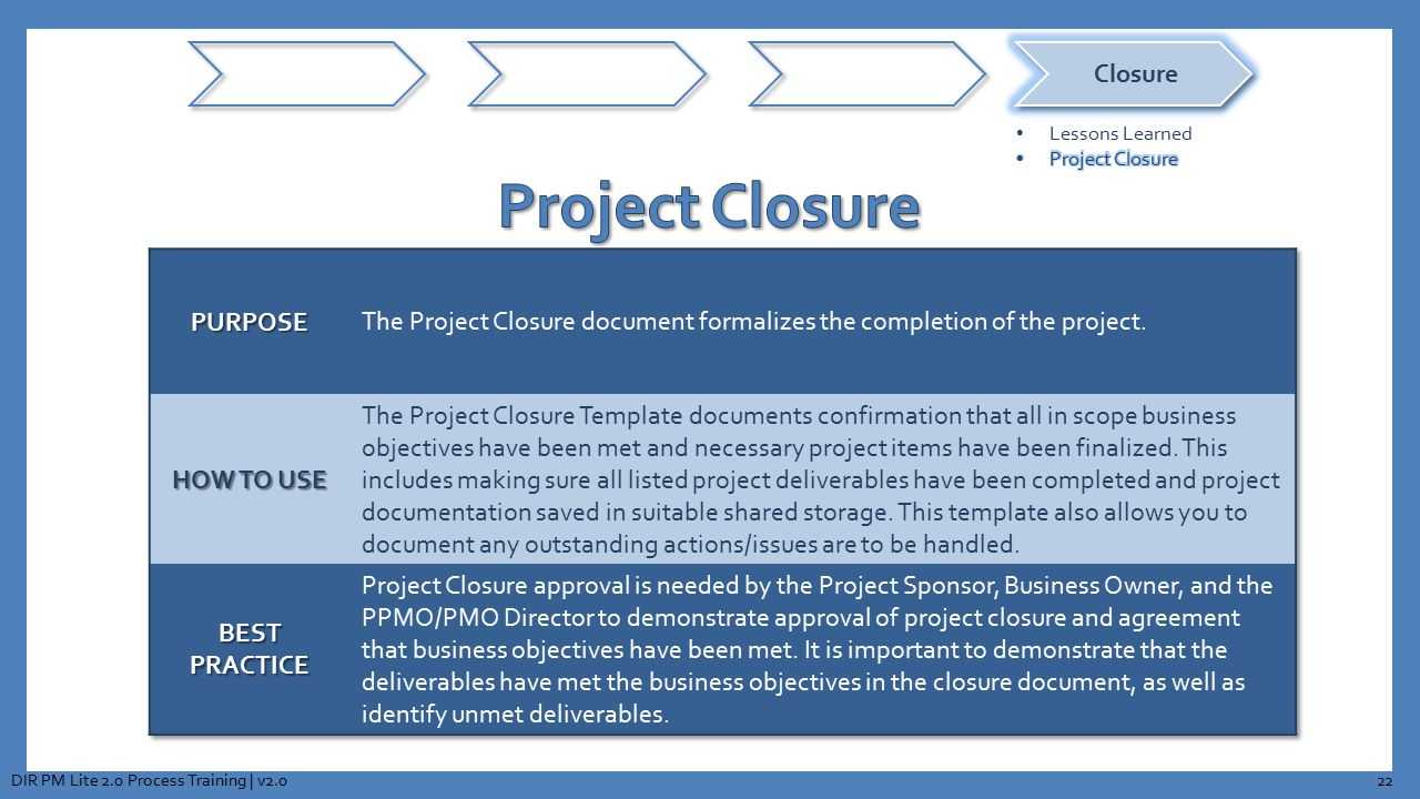 Texas Department Of Information Resources Presents – Ppt For Project Closure Report Template Ppt
