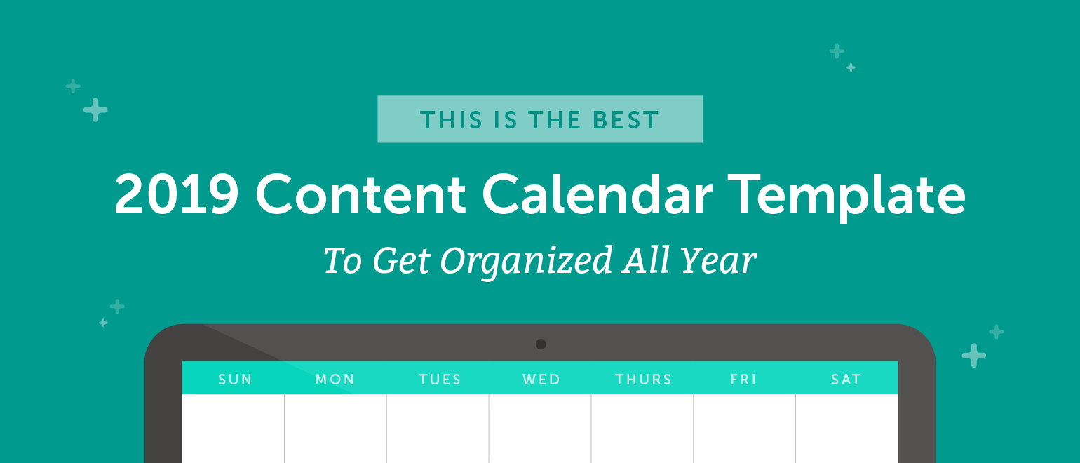 The Best 2020 Content Calendar Template: Get Organized All Year In Blank Scheme Of Work Template