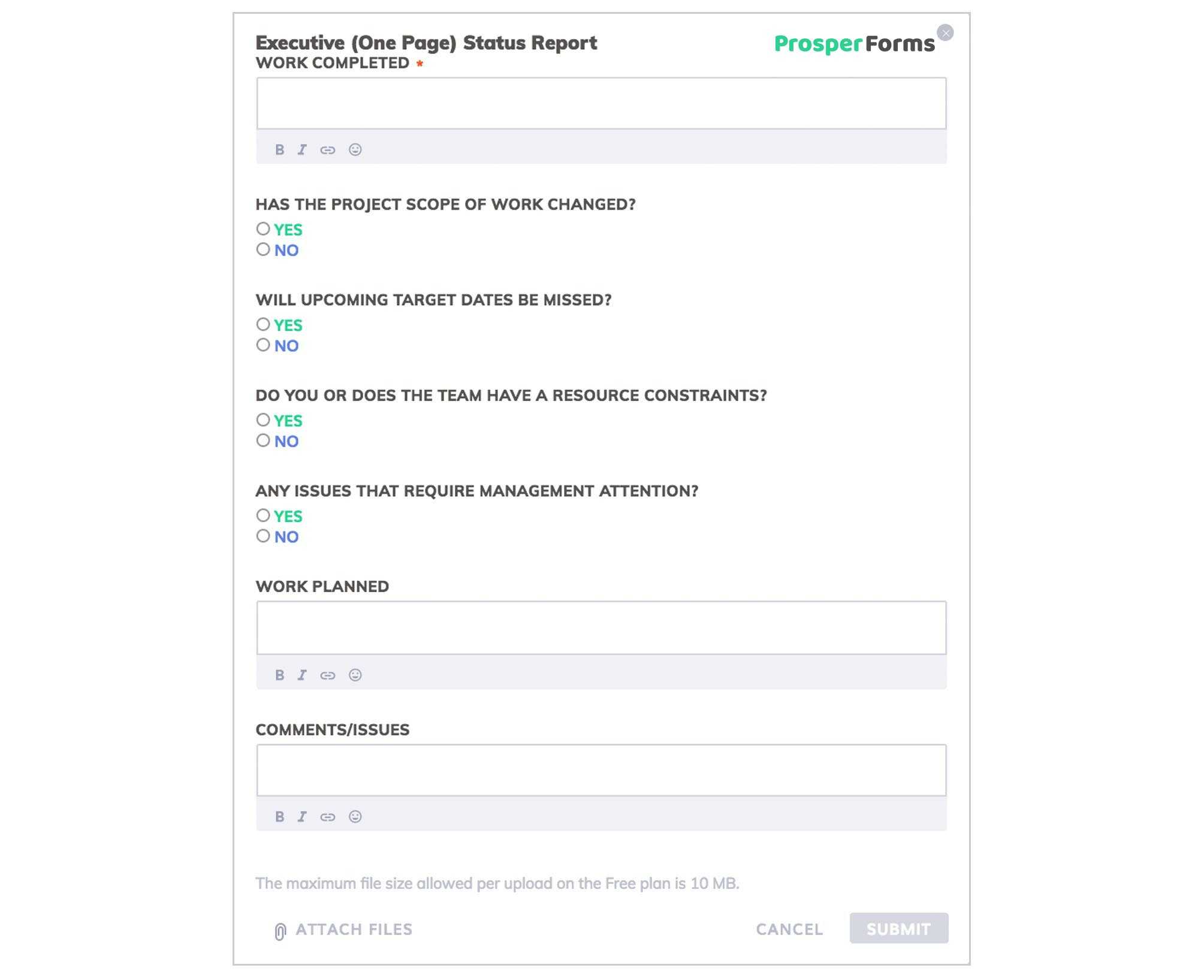 The Best Example Of Implementation Status Report | Free With Project Implementation Report Template