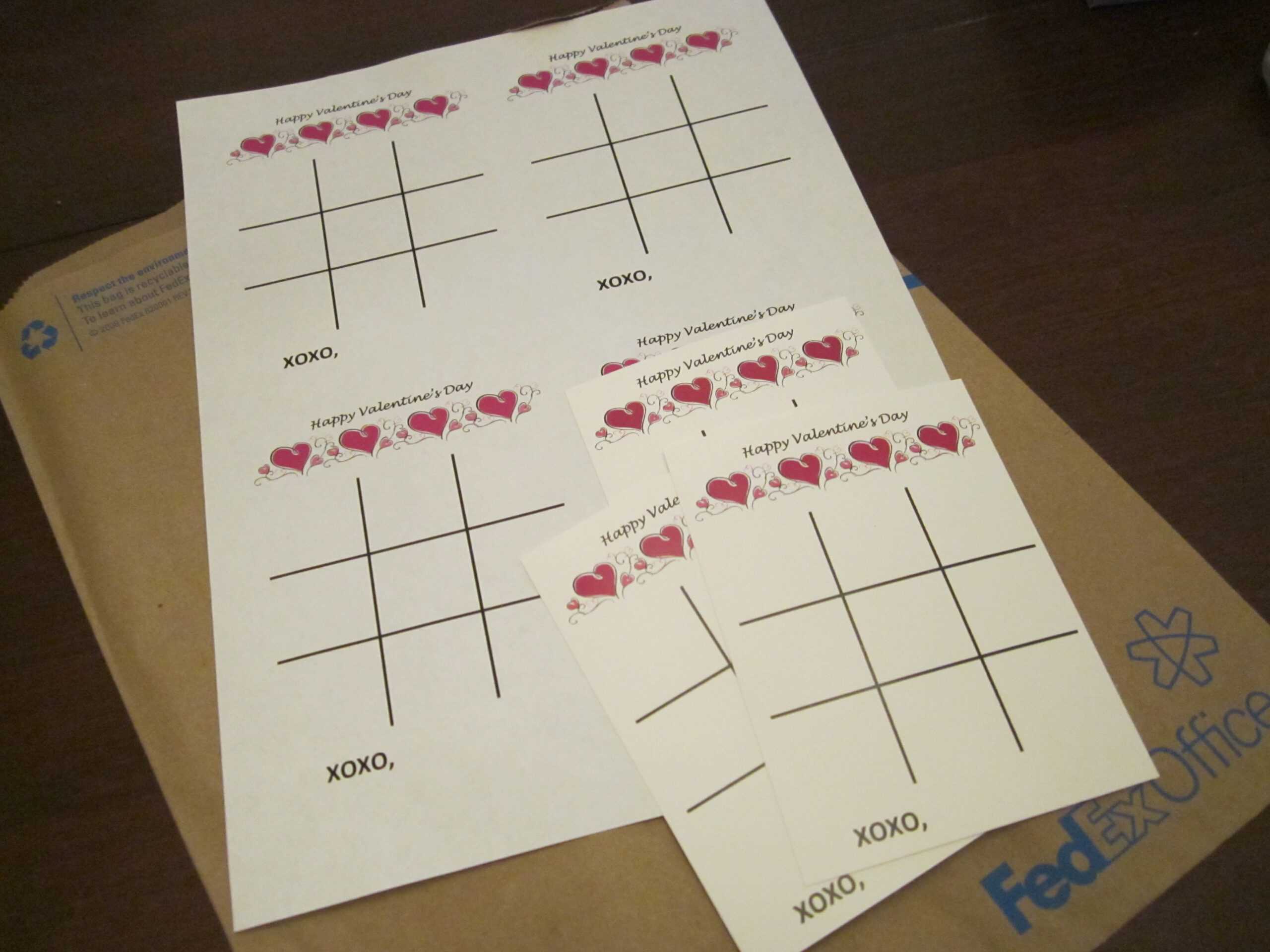 Tic Tac Toe | Theroommom For Tic Tac Toe Template Word