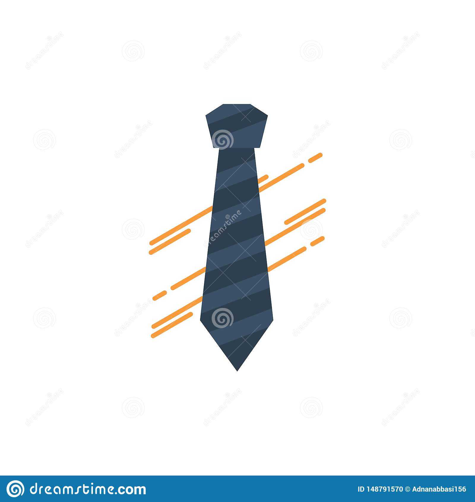 Tie, Business, Dress, Fashion, Interview Flat Color Icon Throughout Tie Banner Template