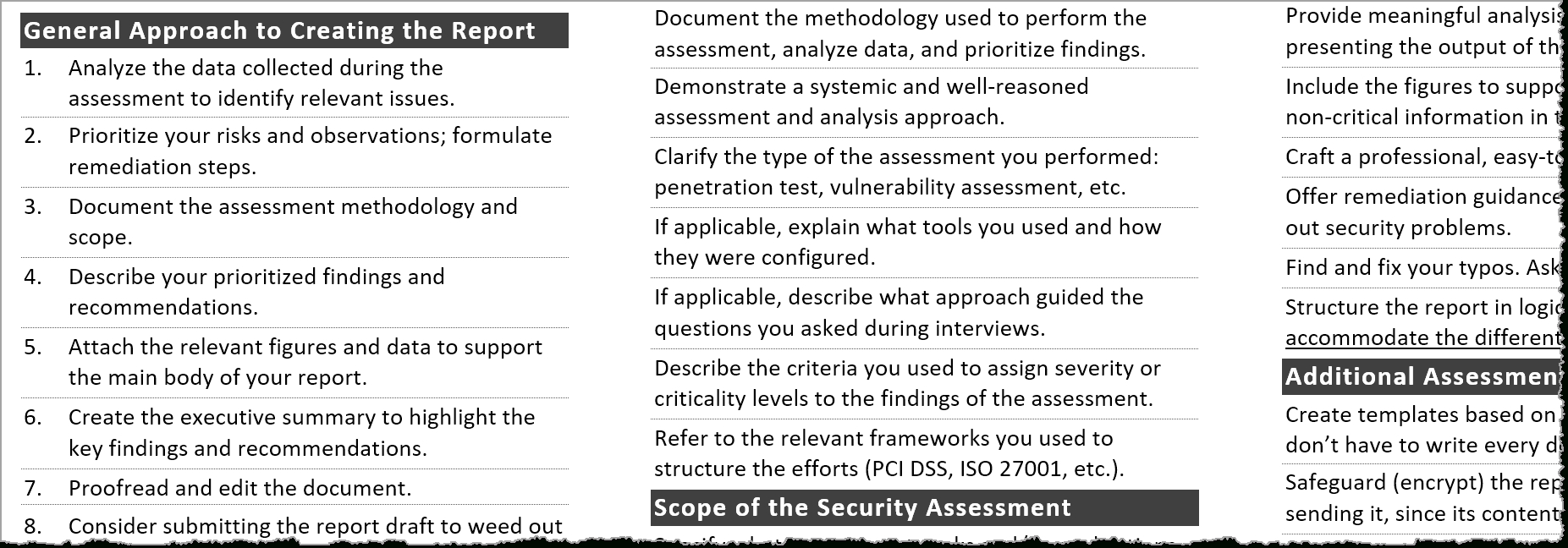 Tips For Creating A Strong Cybersecurity Assessment Report Throughout Pci Dss Gap Analysis Report Template
