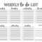 Todo List Printable – Karati.ald2014 With Regard To Blank To Do List Template