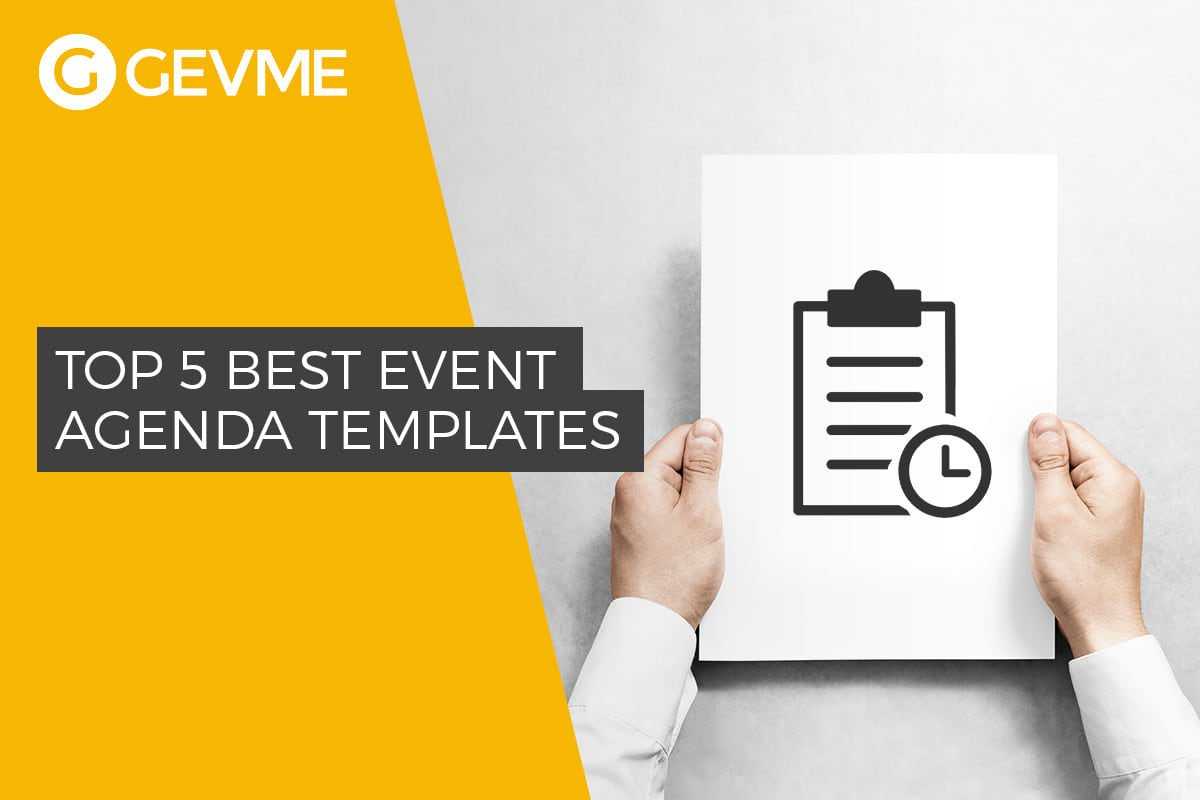 Top 5 Best Event Agenda Templates In Event Agenda Template Word
