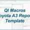 Toyota A3 Report Template In Excel Throughout A3 Report Template