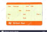 Train Ticket Blank Stock Photos &amp; Train Ticket Blank Stock throughout Blank Train Ticket Template