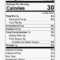Transparent Romaine Lettuce Png – Nutrition Facts Label For Inside Nutrition Label Template Word