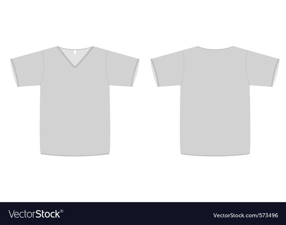 Unisex Vneck Tshirt Template With Blank V Neck T Shirt Template