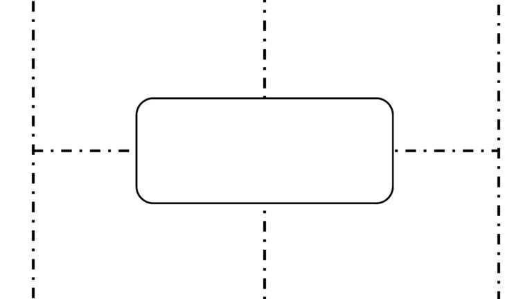 Blank Four Square Writing Template