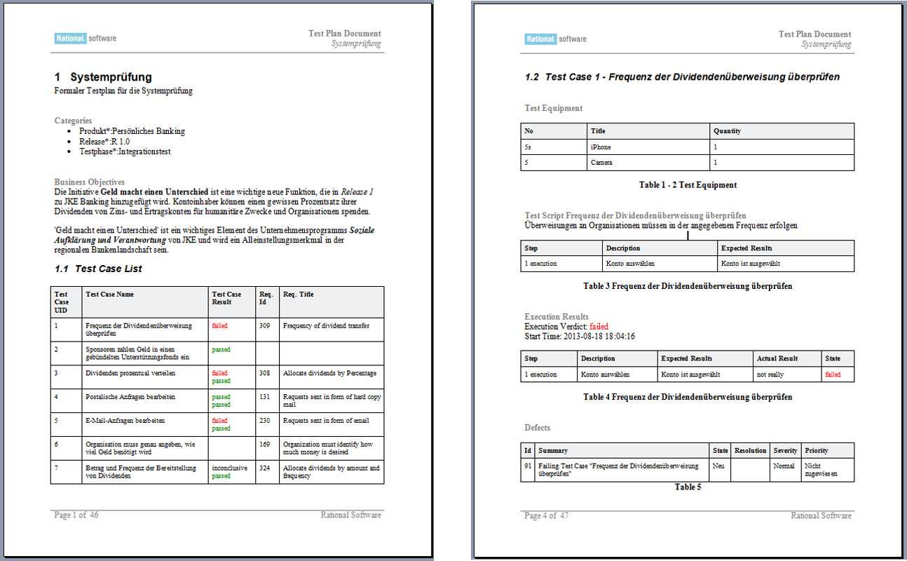 Using Ibm Rational Publishing Engine To Generate Compliance With Regard To Dr Test Report Template
