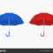 Vector 3D Realistic Render Blue And Red Blank Umbrella Icon Pertaining To Blank Umbrella Template
