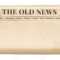 Vintage Newspaper Template. Folded Cover Page Of A News Magazine With Regard To Old Blank Newspaper Template