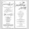 Wedding Program Template, Wedding Program Printable Throughout Free Printable Wedding Program Templates Word