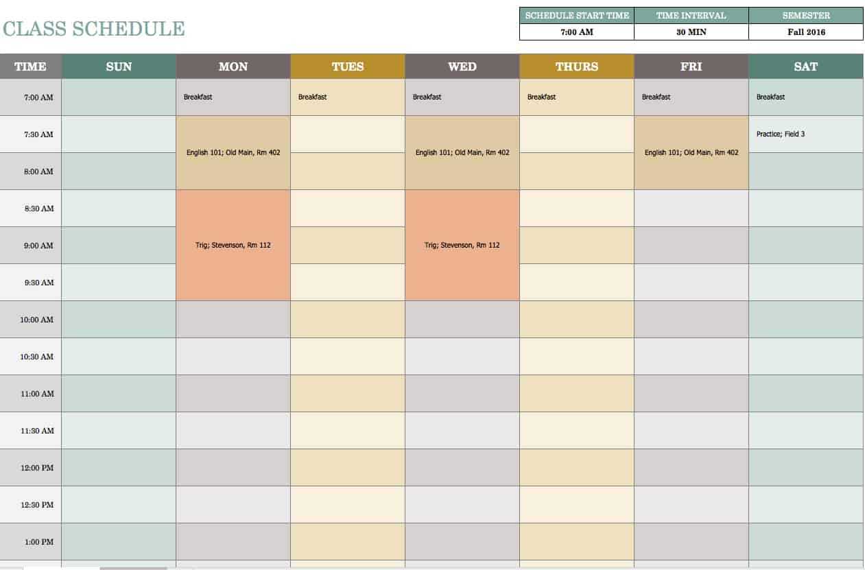 Weekly Ily Schedule Template Word Emergency Plan Meal With Weekly Meal Planner Template Word