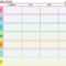 Weekly Meal Plan Template Excel – Karan.ald2014 Intended For Menu Planning Template Word