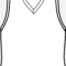 White V Neck Shirt Sketch, Sleeve Basketball Uniform Jersey Intended For Blank Basketball Uniform Template
