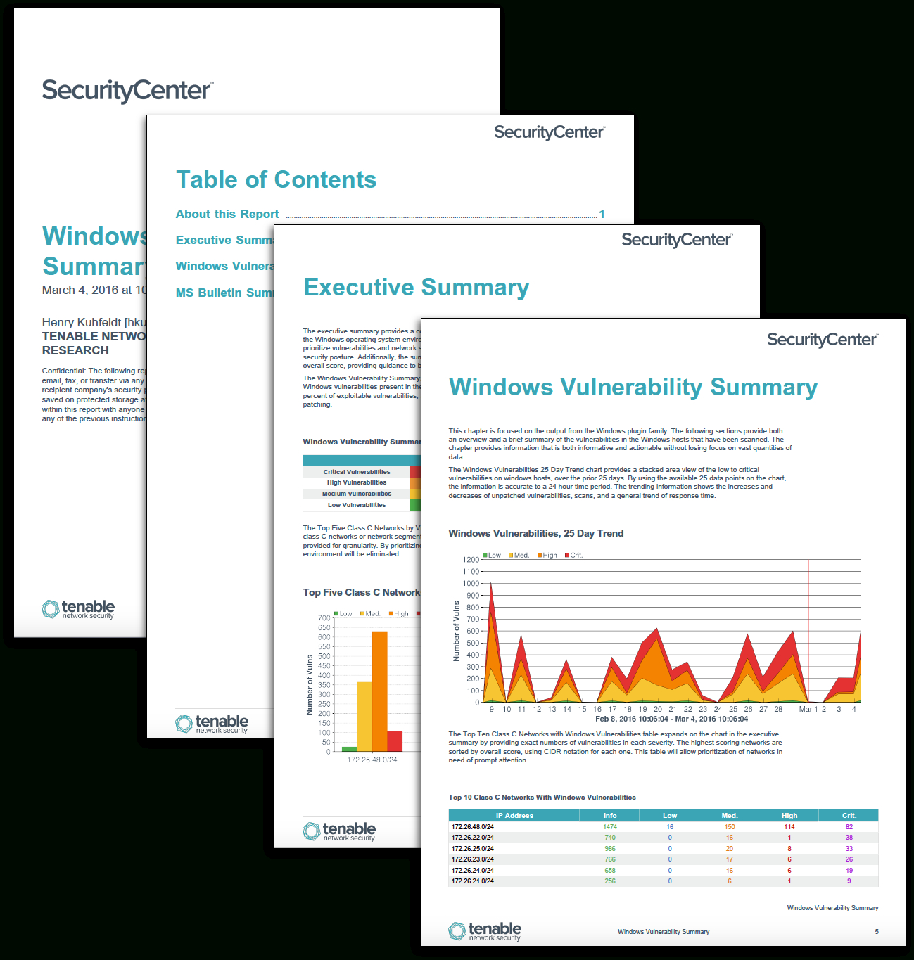 Windows Vulnerability Summary Report – Sc Report Template In Nessus Report Templates