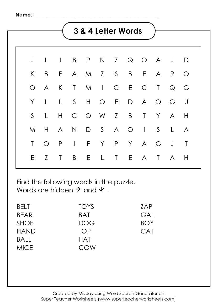 Word Search Puzzle Generator Within Word Sleuth Template