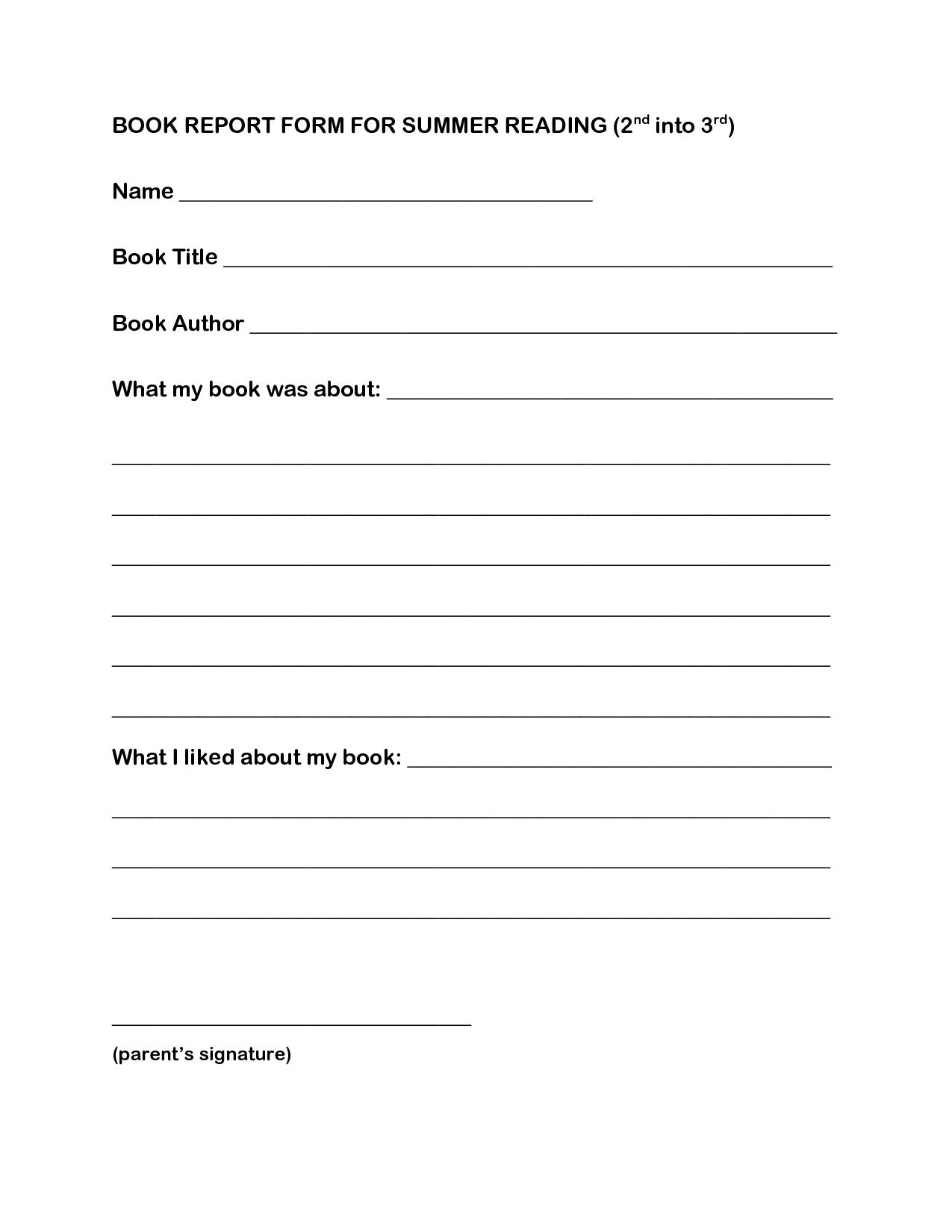 Worksheet Book Report | Printable Worksheets And Activities For Book Report Template 4Th Grade