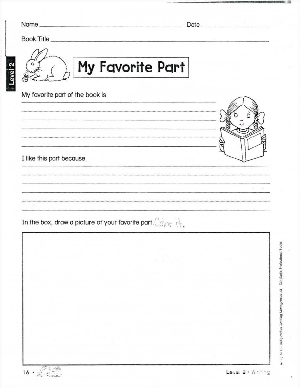 Worksheet Ideas ~ Book Report Template Grade Free Amazing With Regard To 2Nd Grade Book Report Template