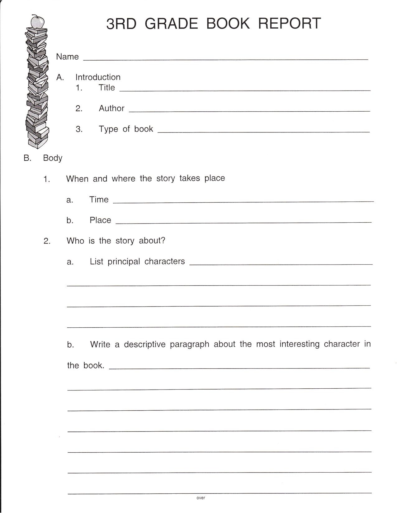 Worksheet Ideas ~ Online First Grade Reading Books Free Intended For 1St Grade Book Report Template