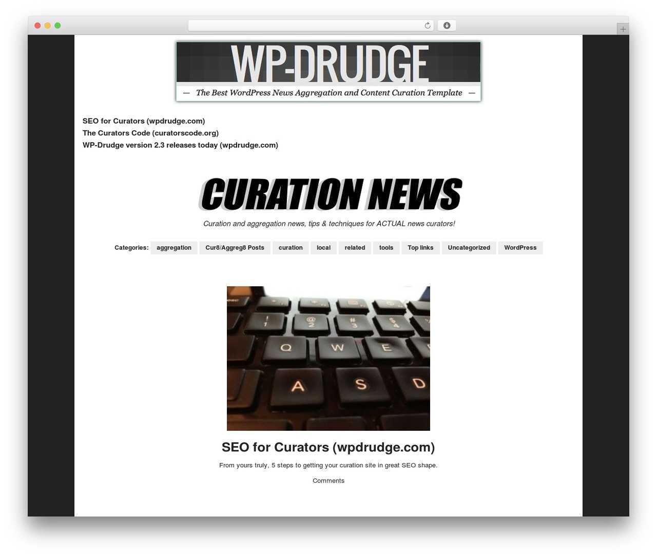 Wp Drudge WordPress Themeproper Web Development – Demo Regarding Drudge Report Template
