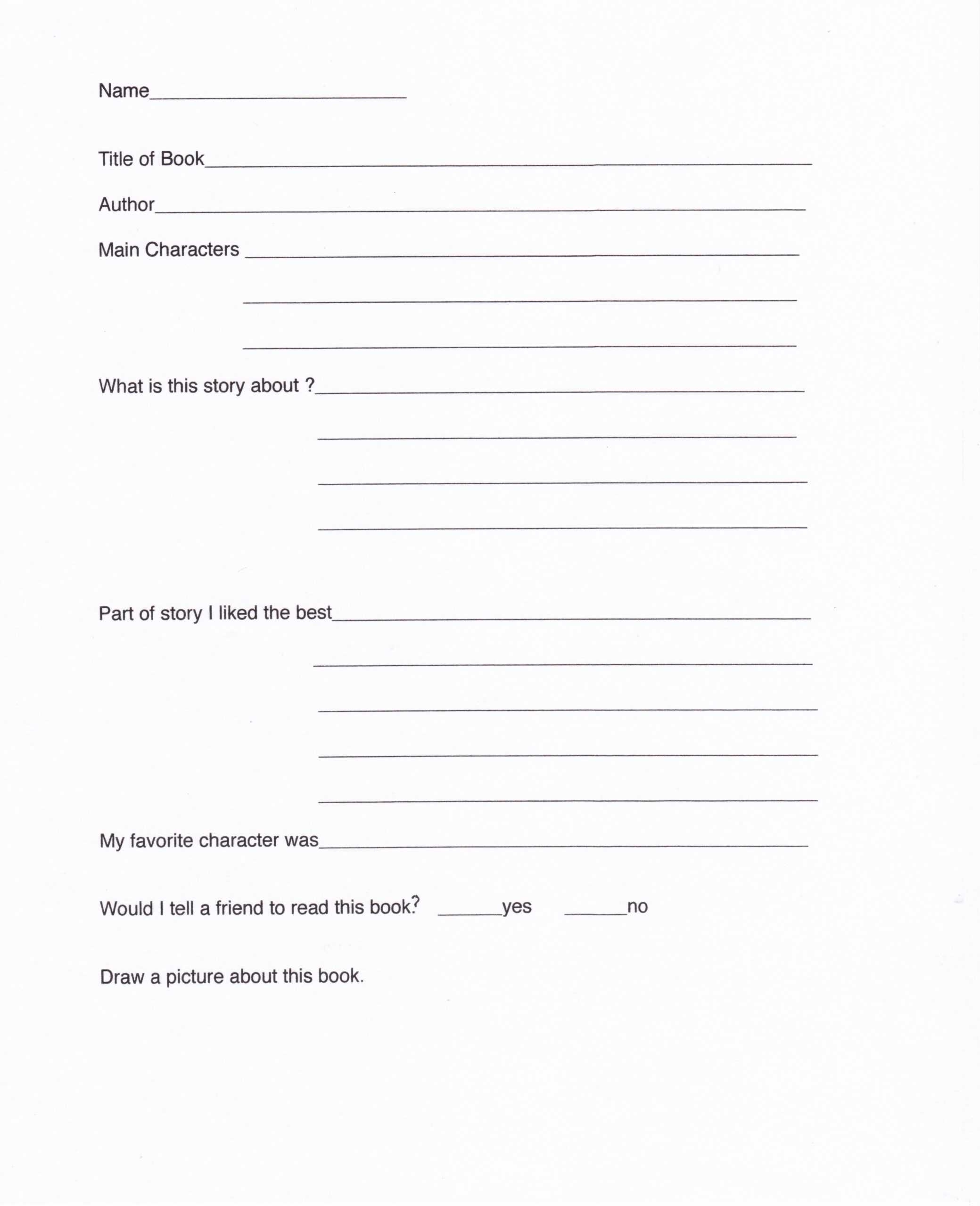 Write Book Report 4Th Grade , Writing And Editing Services With Second Grade Book Report Template