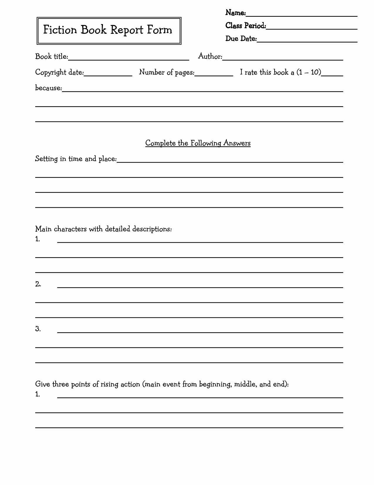 Writing Worksheet Grade 7 | Printable Worksheets And Throughout Book Report Template Grade 1
